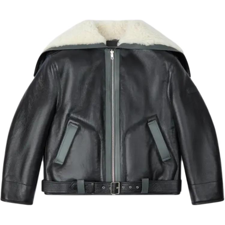 KENZO Black Jacket with Detachable Hood FE65LB2030AA-BLACK