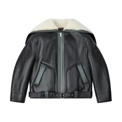 KENZO Black Jacket with Detachable Hood FE65LB2030AA-BLACK