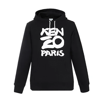 KENZO Black Large Logo Graphic Sweatshirt FA55SW1654ME-99