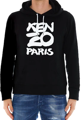 KENZO 黑色大标志图案卫衣 FA55SW1654ME-99 Shop KENZO 黑色大标志图案卫衣 FA55SW1654ME-99