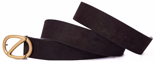 Details for KENZO ブラックレザーベルト ピンバックル付き 幅4cm BREGC49SG1TDM
