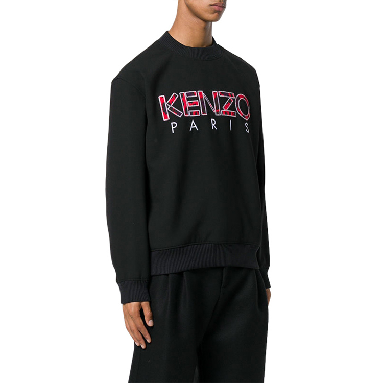 KENZO Black Letter Logo Loose Fit Crewneck Sweatshirt F865SW6041RH-98 圖 4