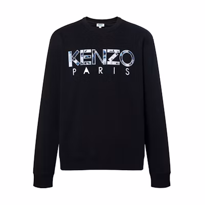 KENZO Black Logo Crewneck Sweatshirt F965SW0004MD-99