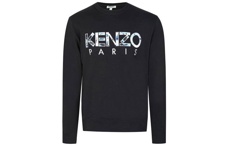 KENZO Black Logo Crewneck Sweatshirt F965SW0004MD-99 圖 2