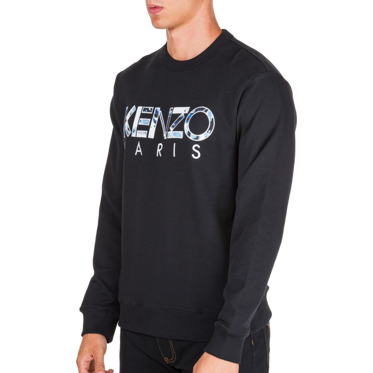 KENZO Black Logo Crewneck Sweatshirt F965SW0004MD-99 圖 6