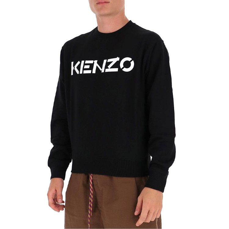 KENZO Black Logo Crewneck Sweatshirt FA65SW0004MD-99 圖 4