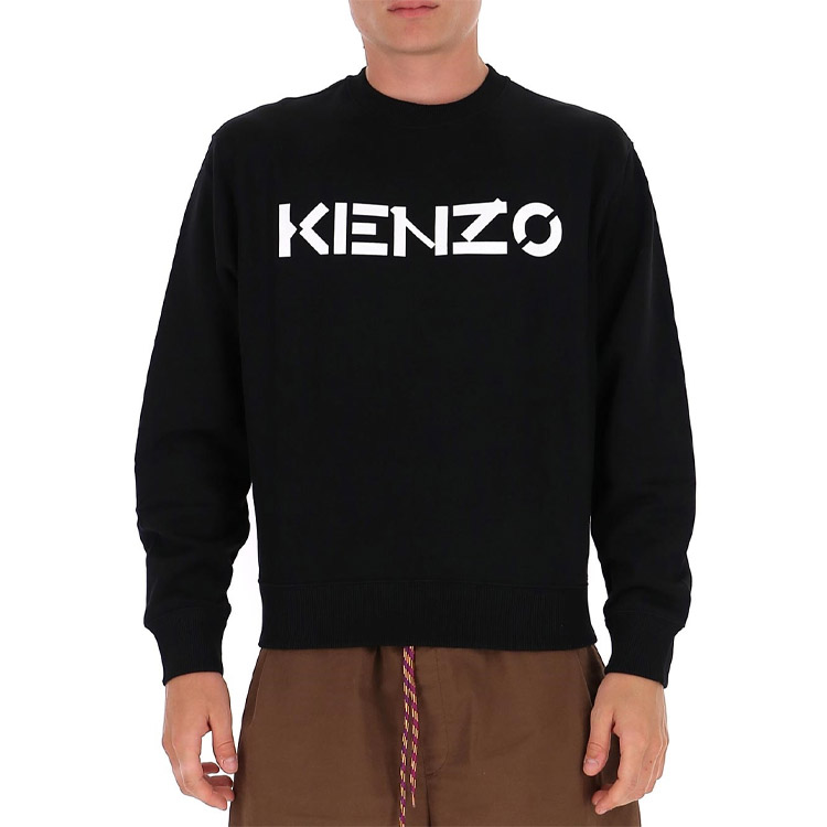 KENZO Black Logo Crewneck Sweatshirt FA65SW0004MD-99 圖 5