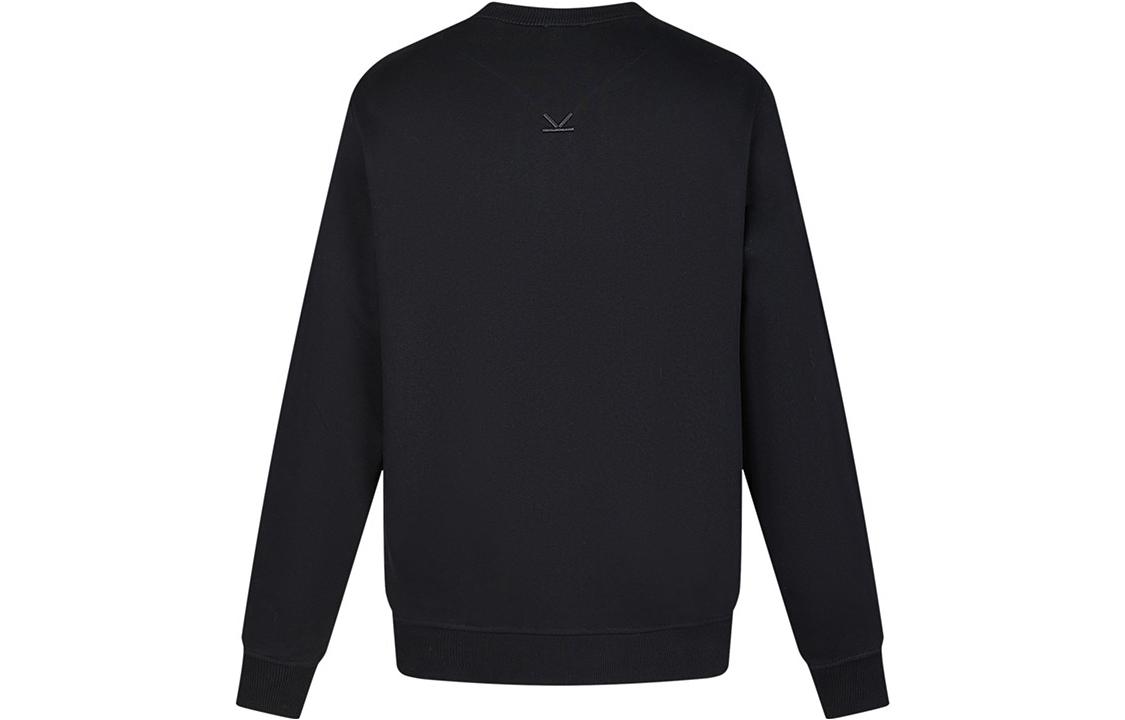 KENZO Black Logo Print Crewneck Sweatshirt F965SW1324MD-99 圖 3