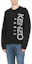 Shop KENZO Sudadera Negra con Logo Estampado Cuello Redondo F965SW1324MD-99