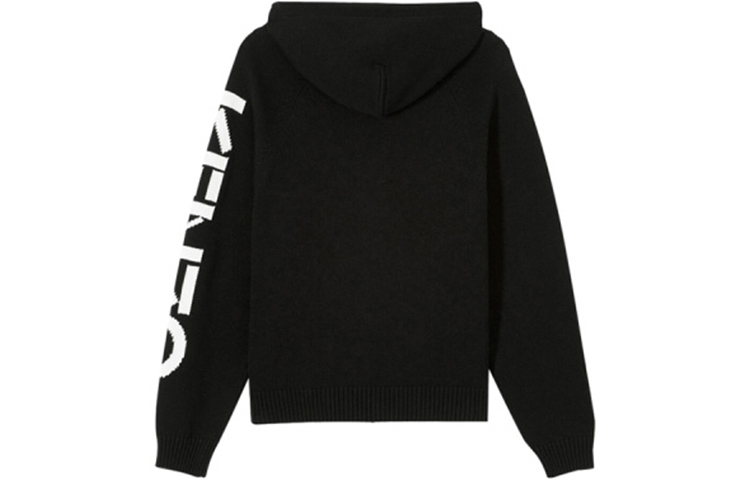 KENZO Black Logo Print Hooded Jacket F965CA2003BA-99 圖 3