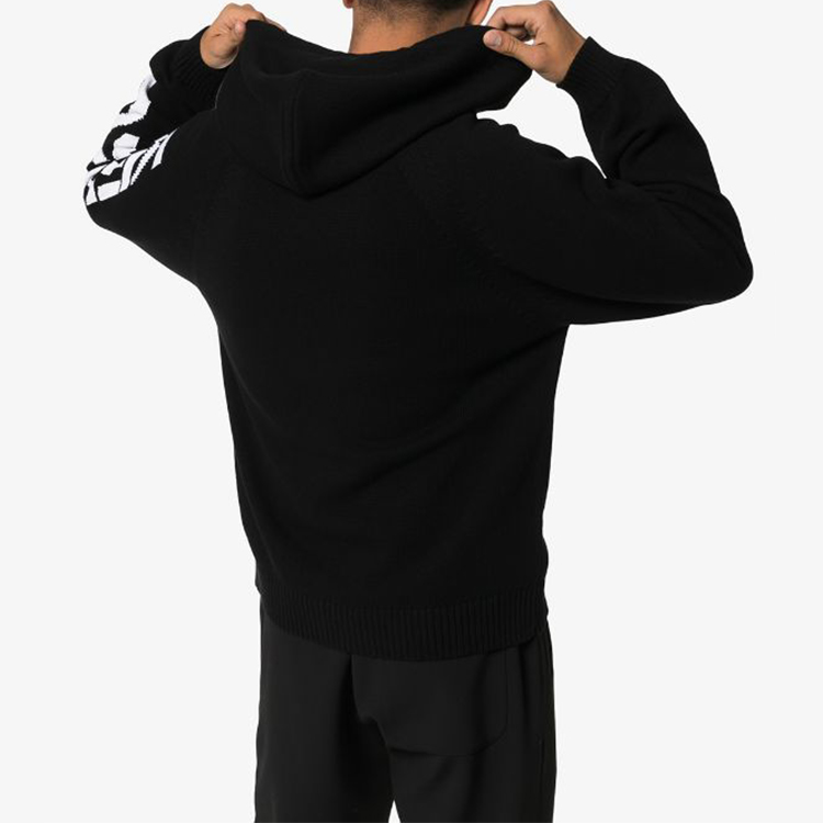 KENZO Black Logo Print Hooded Jacket F965CA2003BA-99 圖 5