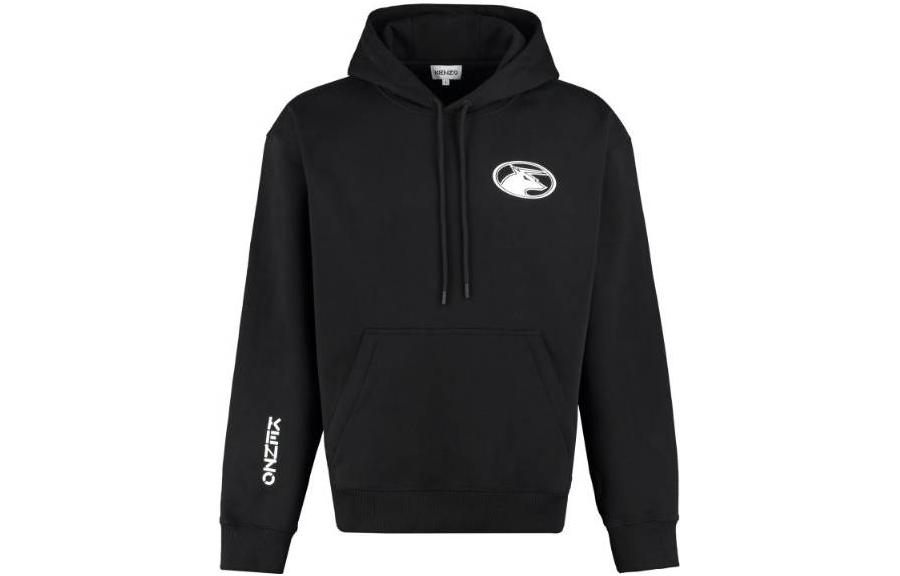 KENZO Black Logo Print Long Sleeve Sweatshirt FB55SW5354MO154MO-99