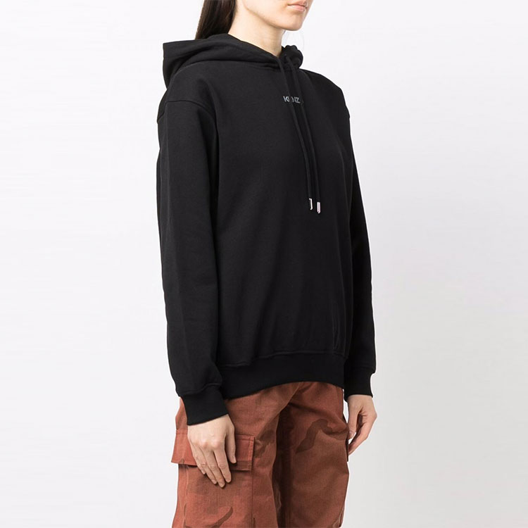 KENZO Black Logo Print Pullover Cotton Sweatshirt FB62SW6404MO-99 圖 5