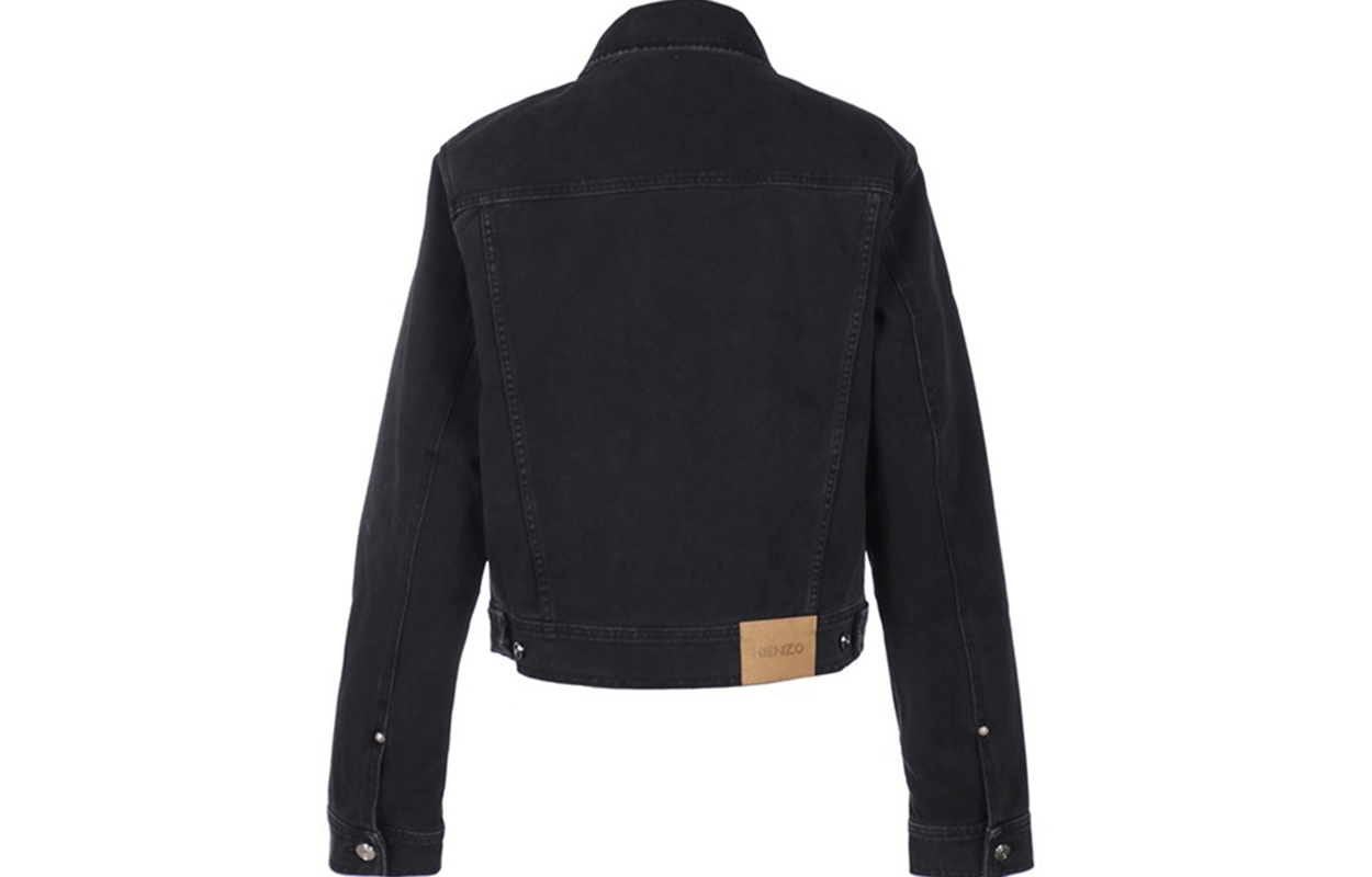 Lookbook KENZO 黑色長袖牛仔外套 FA65DB5302ED-99