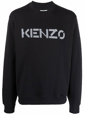 KENZO 黑色长袖圆领印花标志卫衣. 5SW0004ML99 Buy KENZO 黑色长袖圆领印花标志卫衣. 5SW0004ML99