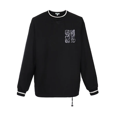 KENZO Black Mermaid Embroidered Crewneck Sweatshirt FA55SW6011NC-99