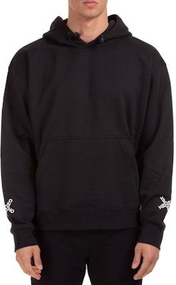 KENZO 黑色套頭衛衣搭配交叉字母標誌 FA65SW5304MS-99 Shop KENZO 黑色套頭衛衣搭配交叉字母標誌 FA65SW5304MS-99