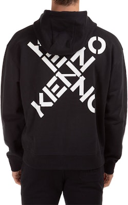 KENZO 黑色套頭衛衣搭配交叉字母標誌 FA65SW5304MS-99 Purchase KENZO 黑色套頭衛衣搭配交叉字母標誌 FA65SW5304MS-99