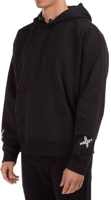 KENZO 黑色套頭衛衣搭配交叉字母標誌 FA65SW5304MS-99 Sizing KENZO 黑色套頭衛衣搭配交叉字母標誌 FA65SW5304MS-99