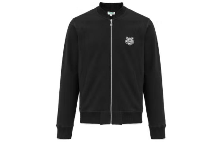 KENZO Black Solid Animal Print Zip-Up Jacket F005BL7184MD-99