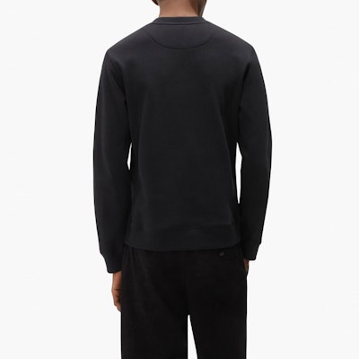 ケンゾー ブラック スウェットシャツ タイガーロゴ刺繍入り FB65SW1204MB-99 Shop ケンゾー ブラック スウェットシャツ タイガーロゴ刺繍入り FB65SW1204MB-99