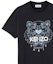 Details for KENZO Camiseta Negra con Logo y Estampado de Tigre FB55TS0204YA-99