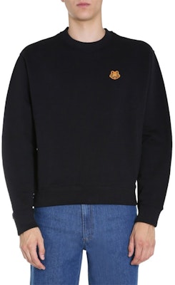Sudadera Kenzo Negra con Cuello Redondo y Logotipo Tigre Crest FA65SW0034MD-99 Shop Sudadera Kenzo Negra con Cuello Redondo y Logotipo Tigre Crest FA65SW0034MD-99