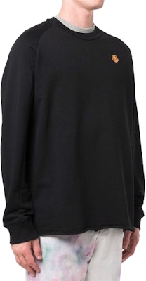 KENZO 黑色虎头刺绣圆领卫衣. FB65SW0194ML-99 Lookbook KENZO 黑色虎头刺绣圆领卫衣. FB65SW0194ML-99