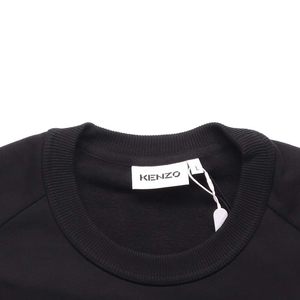 Cheap KENZO 黑色虎头刺绣圆领卫衣. FB65SW0194ML-99