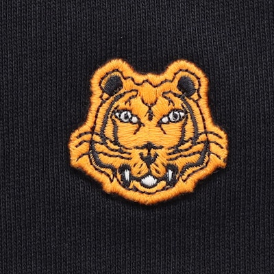 KENZO 黑色虎头刺绣圆领卫衣. FB65SW0194ML-99 1