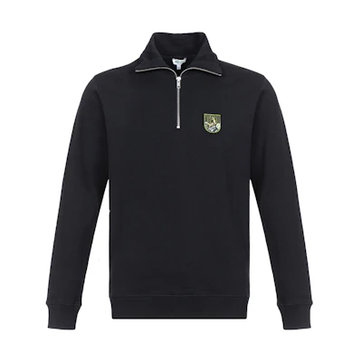 KENZO Black Tiger Embroidery Long-Sleeve Polo Sweatshirt F965SW1634X6-99