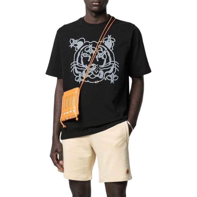KENZO Black Tiger Head Graphic Crew Neck T-Shirt JHC4SB5TS084-99 圖 3