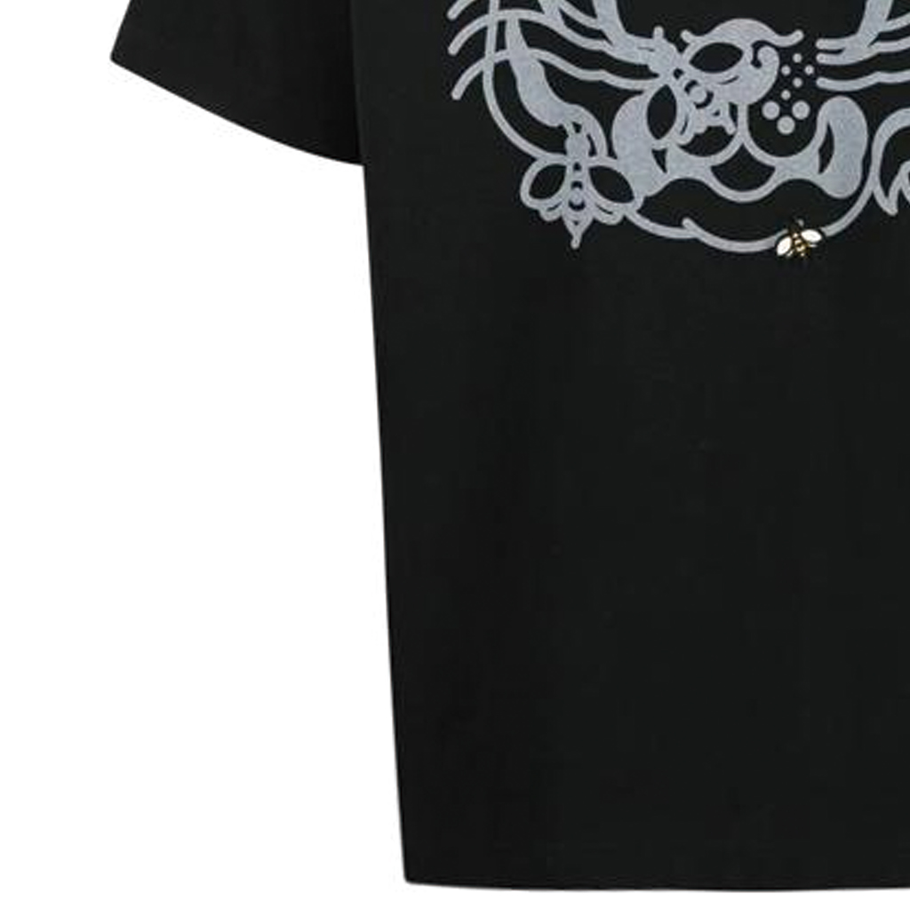 KENZO Black Tiger Head Graphic Crew Neck T-Shirt JHC4SB5TS084-99 圖 7