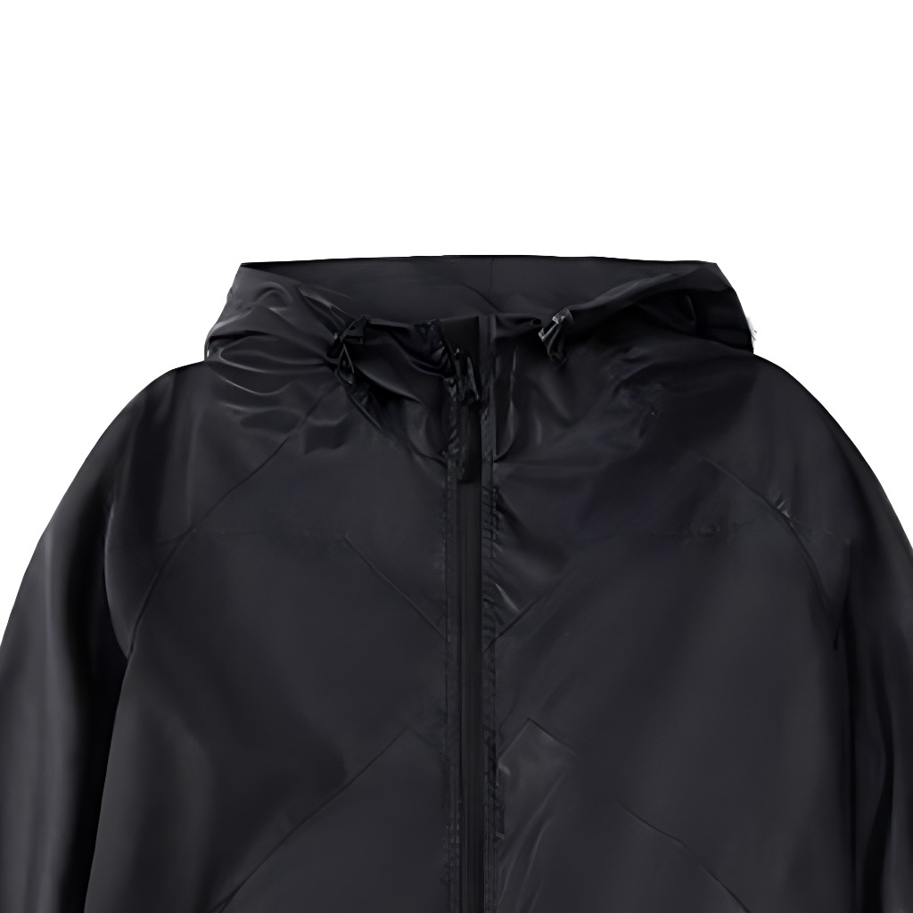 Sizing KENZO 黑色 X 標誌連帽防風外套 FA65BL1511NG-99