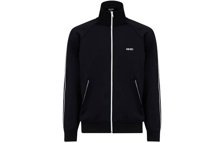 KENZO Black Zip-Up Casual Long Sleeve Jacket F965BL7514CA-99