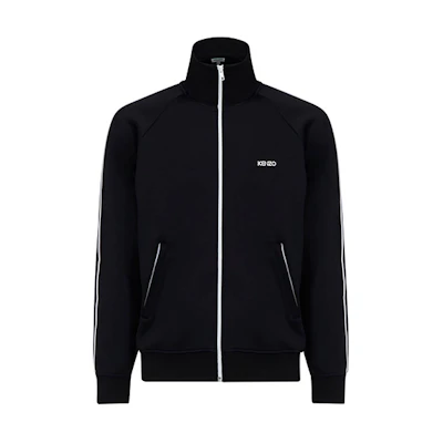 KENZO Black Zip-Up Casual Long Sleeve Jacket F965BL7514CA-99