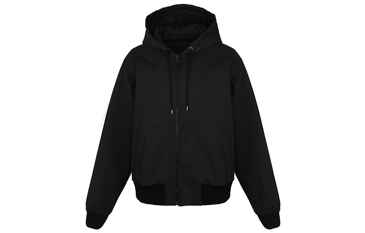 KENZO Black Zip-Up Hooded Jacket FA65BL1689CS-99