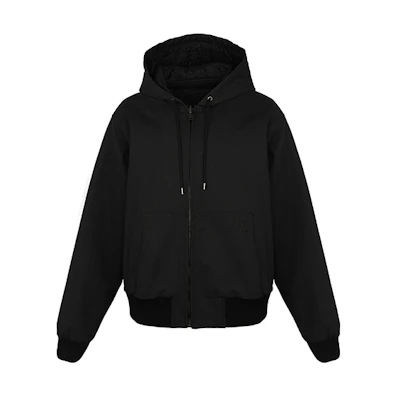 KENZO Black Zip-Up Hooded Jacket FA65BL1689CS-99