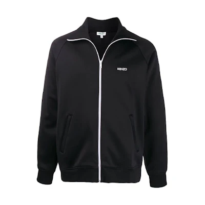 KENZO Black Zip-Up Stand Collar Jacket FA55BL7514CA-99