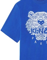 켄조 블루 클래식 타이거 헤드 로고 SS21 루즈핏 티셔츠 FB55TS0694YF-71 Details for 켄조 블루 클래식 타이거 헤드 로고 SS21 루즈핏 티셔츠 FB55TS0694YF-71
