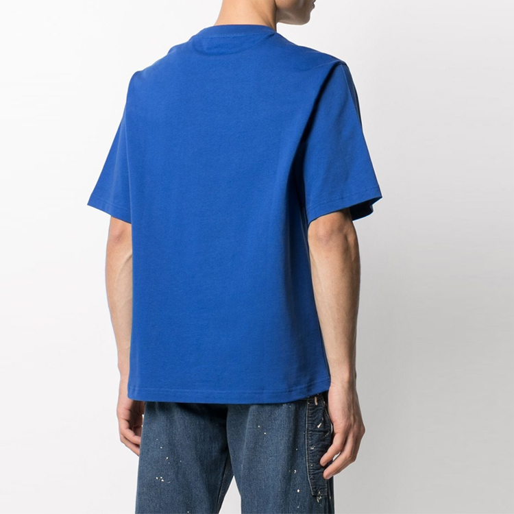 KENZO Blue Tiger Logo Embroidered Short Sleeve T-Shirt. JHC-4YF-5TS069 圖 5