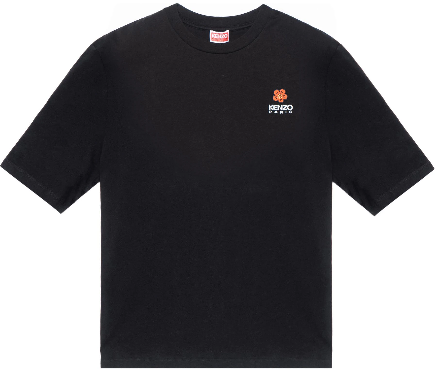 kenzo-boke-floral-logo-print-cotton-t-shirt-black-tee-fc-65-ts-4124-sg-99-j