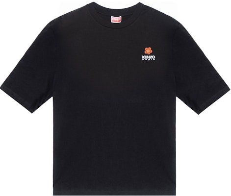 KENZO BOKE 花卉标志印花黑色棉质T恤。 FC65TS4124SG-99J Buy KENZO BOKE 花卉标志印花黑色棉质T恤。 FC65TS4124SG-99J