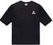Buy KENZO BOKE 花卉标志印花黑色棉质T恤。 FC65TS4124SG-99J