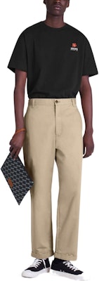 KENZO BOKE 花卉标志印花黑色棉质T恤。 FC65TS4124SG-99J Shop KENZO BOKE 花卉标志印花黑色棉质T恤。 FC65TS4124SG-99J