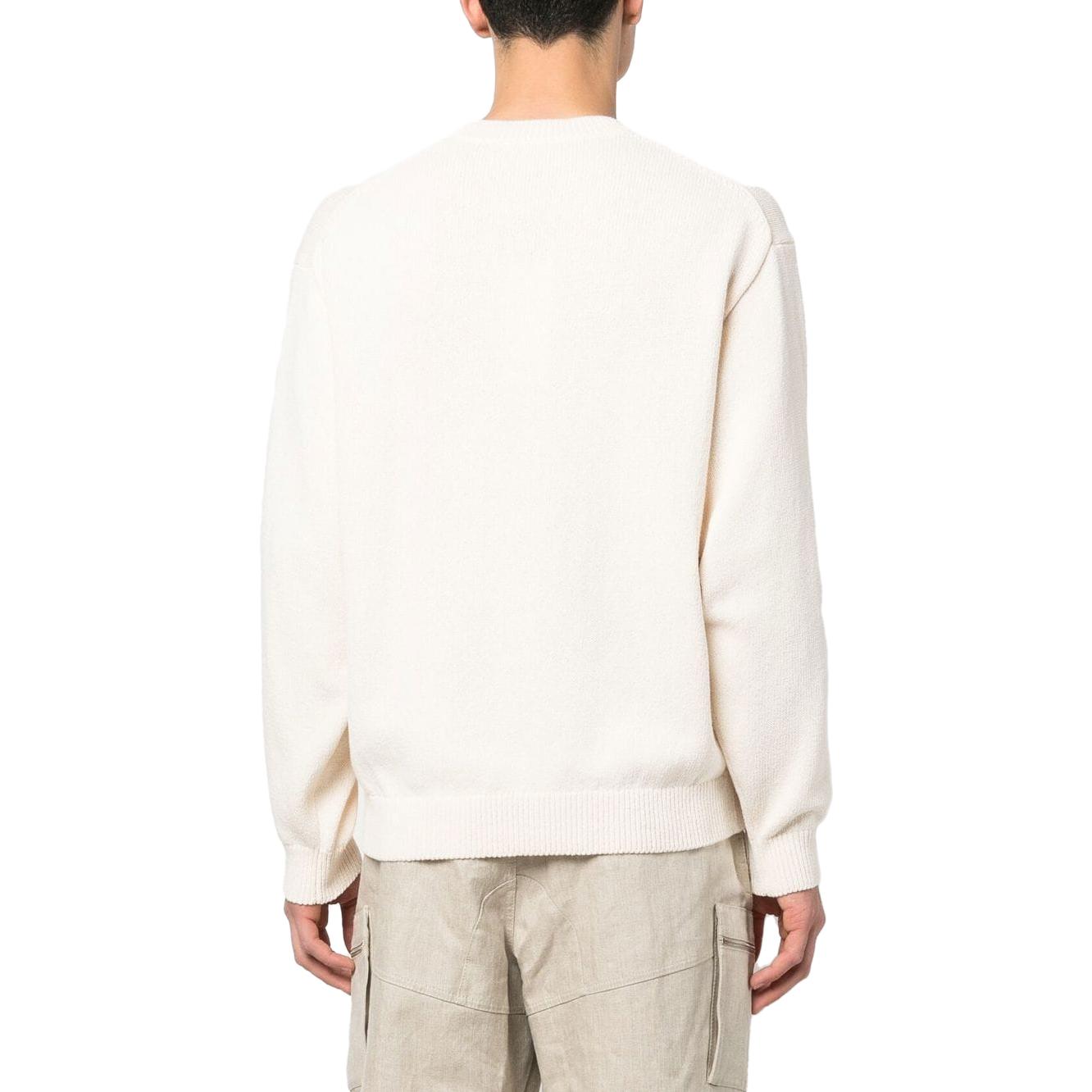 Shop KENZO BOKE Flower Series SS23  White Logo Knit Sweater. FD55PU3803LD-02