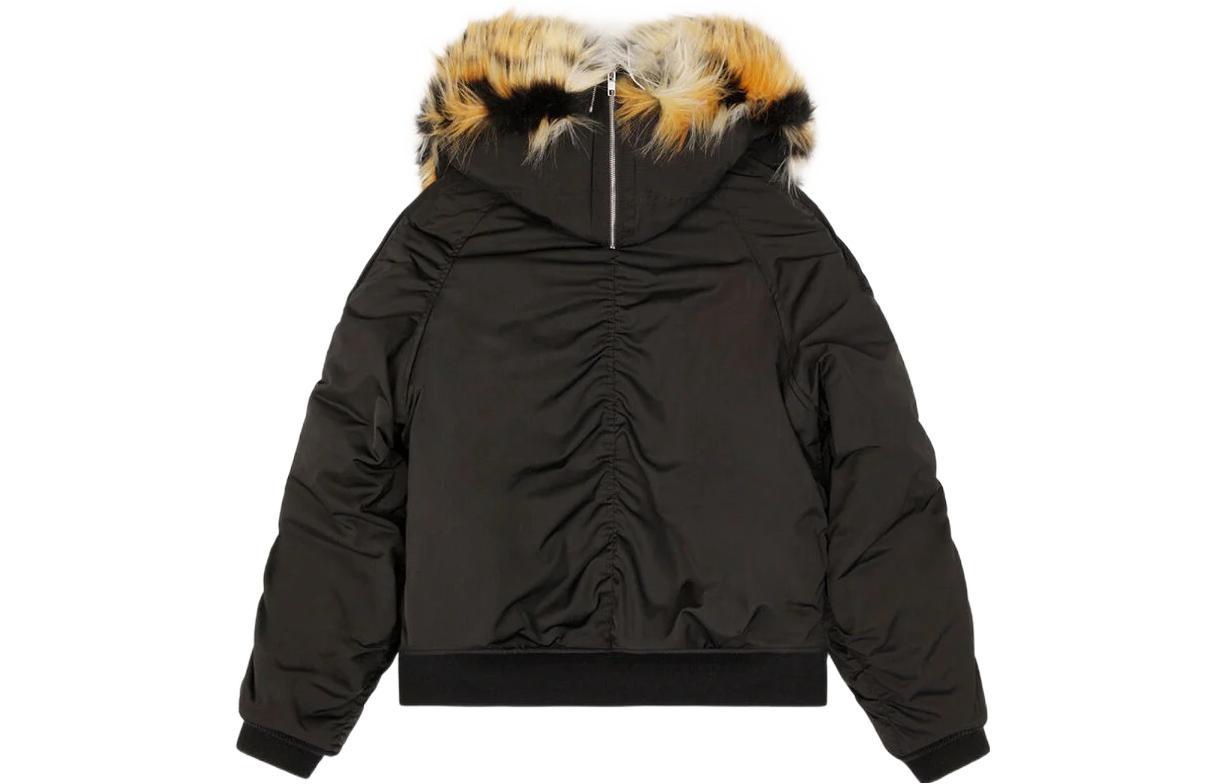 Lookbook KENZO 幌花系列虎头Logo刺绣黑色连帽外套 男款 FC65OU1219OC-99J