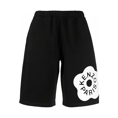 KENZO Boke Logo Bermuda Shorts Black Mens Casual Short. FD55PA7464MF-99J