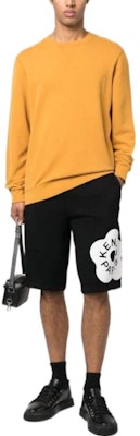 KENZO 日本木槿花標誌黑色男士休閒短褲 Bermuda Shorts. FD55PA7464MF-99J Lookbook KENZO 日本木槿花標誌黑色男士休閒短褲 Bermuda Shorts. FD55PA7464MF-99J