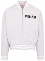 Order KENZO Boke 系列Logo印花夾克帶條紋飾邊 - 灰色. FD55SW4784MF-93